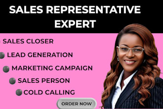 be expert sales closer representative linkedin lead generation