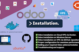 install odoo on vps and fully configure