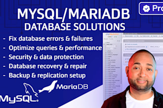 fix optimize and troubleshoot mysql, mariadb database issues