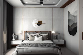remodel 3d bedroom interior design,cgi rendering,walkthrough 3ds max, homestyler