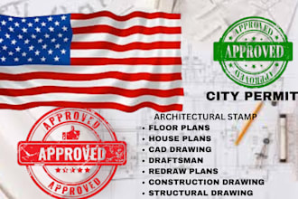 review stamp architectural floor plan engineering drawing mep construction plan