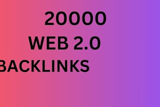 build 3400 web 2 0 backlinks