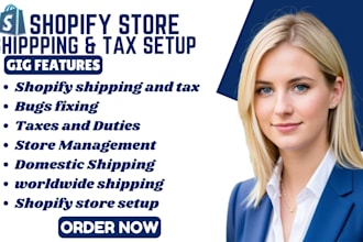 setup shopify shipping and tax, taxes and duties, shopify shipping and tax setup