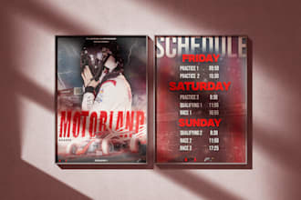 do racing poster for your intagram