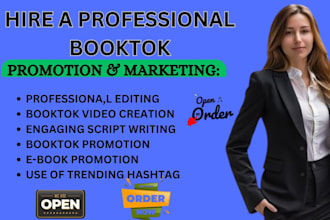 do viral booktok video ebook promotion, book advertising ads