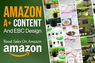 do perfect a plus content, amazon product photos, infographics, and ebc design