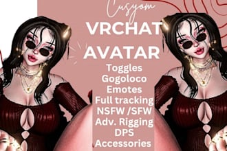 do vrchat avatar furry avatar vtube modelling vr character design vroid models