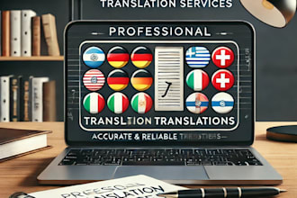 make a slovenian, german, italian or french translation