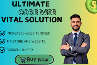 mend core web vitals and page speed issues of shopify and non cms