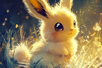 create amazing pokemon art for you