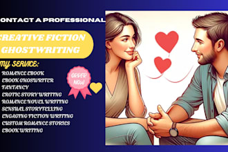 ghostwrite fiction and nonfiction ebook, ebook writer erotic story, ebook novel