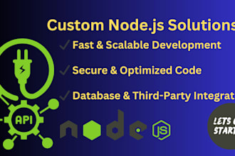 debug or develop a custom nodejs script, API, or websocket server
