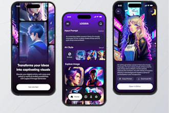 develop ai image generator app, video generator app, ai video web app