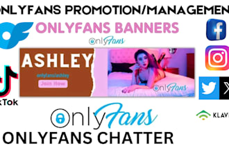 do onlyfans website banner promotion manage your onlyfans social media account