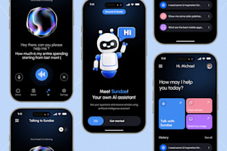 develop ai chatbot app, ai app, ai website, ai saas app, ai voice chat app