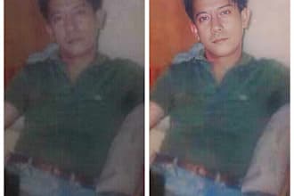photo restoration and image editing and photo retouch remove people in bg