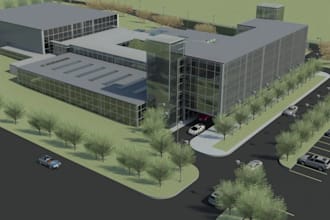 custom 3d bim model for real estate, hospital, australian house, revit, autocad