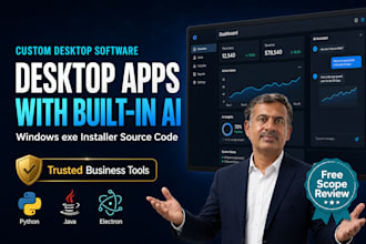 build desktop software with ai and python for windows