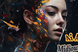 create stunning ai generated art with midjourney professional ai artist