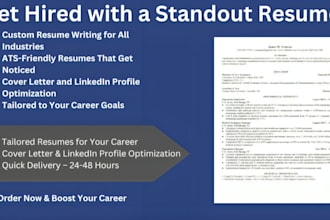 professional resume writing service standout and get hired