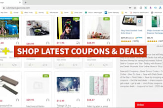 manually submit coupon deal sites coupon code submissions