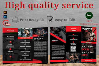 design professional brochure, flyer, catalogs, leaflet