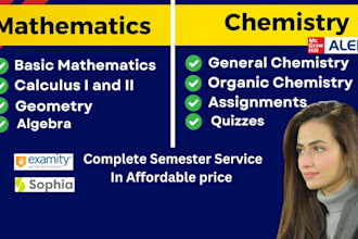 online tutor math calculus algebra general organic chemistry