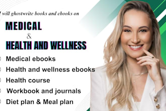 medical ebook writing health and fitness self help journals workbook lead magnet