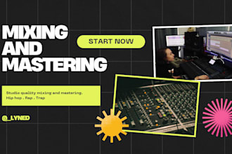 professionally mix and master your track rap, hip hop, trap