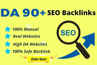 provide high authority da 90 plus SEO dofollow backlinks and contextual