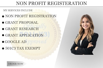 register 501c3 non profit registration, ein, tax exempt, bylaws, reinstate, llc