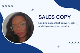 write  high converting sales copy, and landing page copy