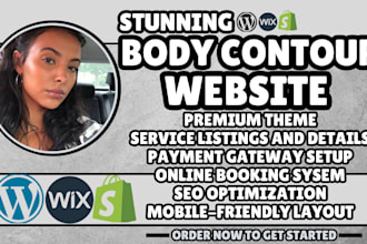 body contour website coolsculpting website body contour website redesign