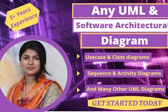 design professional uml diagram or software architecture