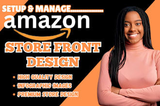create amazon storefront with product listing and images