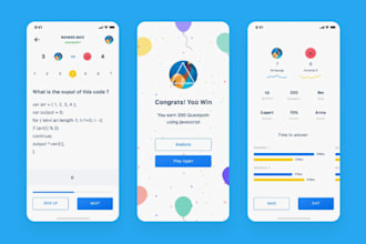 build ai quiz app, elearning app, ai quiz game, online course app, kid app