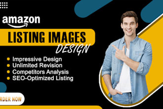design professional amazon listing images with lifestyle and infographics