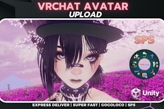 upload a vrchat avatar for you extra fast