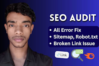 fix 404 errors, semrush issues, canonical problem with technical SEO audit