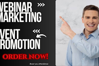 do event and party promotion, webinar marketing via email marketing