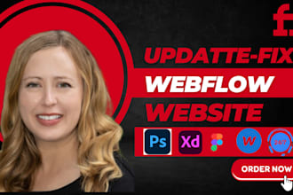 be your webflow expert to fix bugs clone pages customize layout cms and animatio