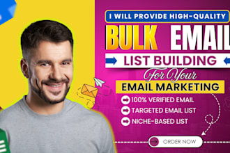 do targeted verified bulk email list for email marketing