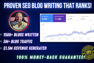 be your top ranking seo article, blog writing content writer