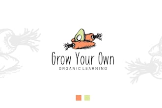 design a unique vintage vegetable grocery farm logo