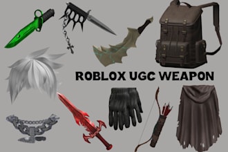 create stunning ugc roblox games, asset and accessories for you