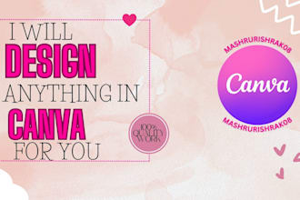 do any kind of canva design