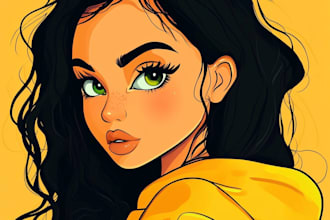 draw you as a yellow cartoon character