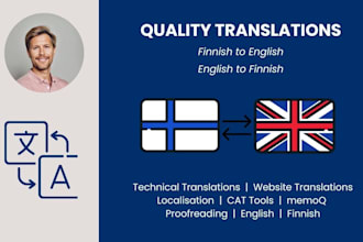 translate english to finnish and vice versa