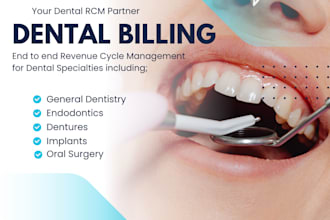 be your dental biller for dental billing