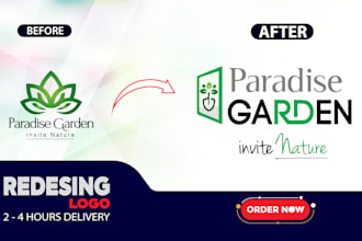design, redesign, recreate, edit logo in 2 hrs